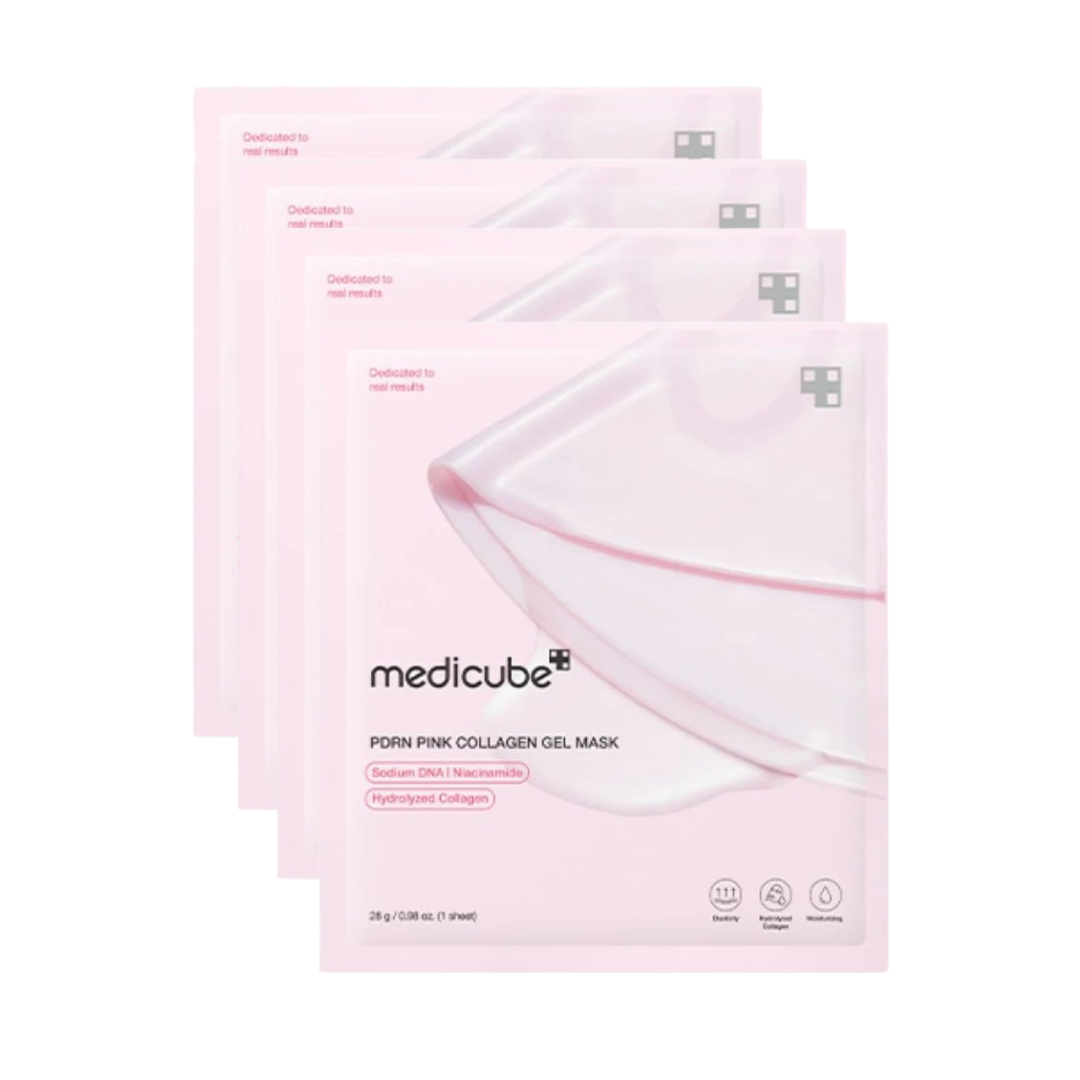 Medicube PDRN Pink Collagen Gel Mask 4 Sheets