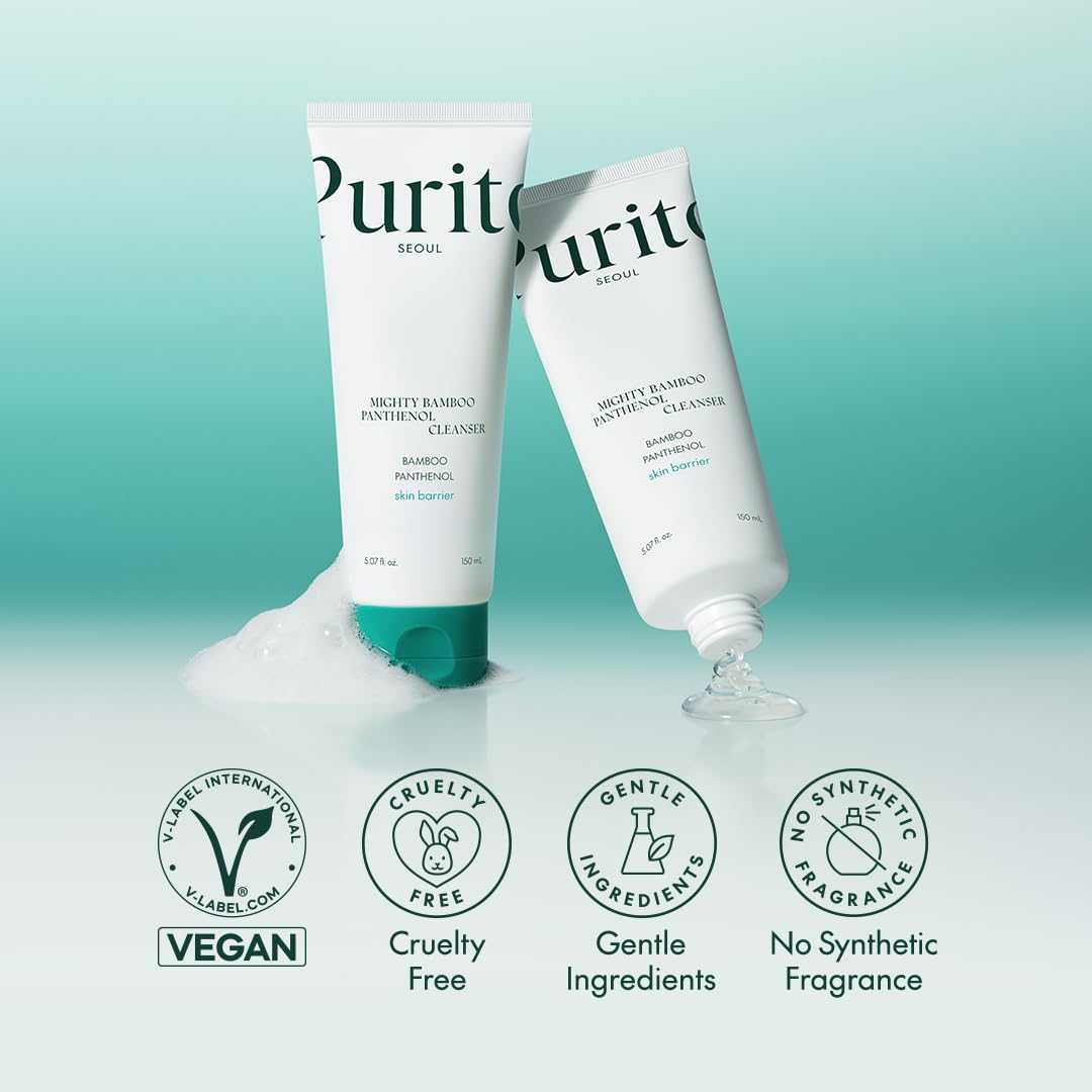 Purito Seoul Mighty Bamboo Panthenol cleanser