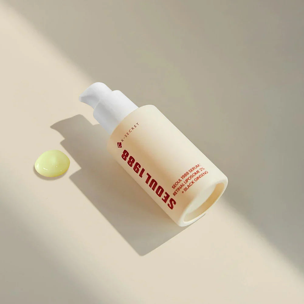KSECRET SEOUL 1988 Serum: Retinal Liposome 2% + Black Ginseng – Canada's Anti-Aging Answer to Climate-Aged Skin