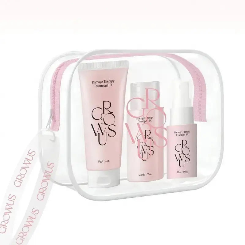 GROWUS Damage Therapy Travel Kit (Shampoo 50ml +Treatment 45g+No wash treatment)