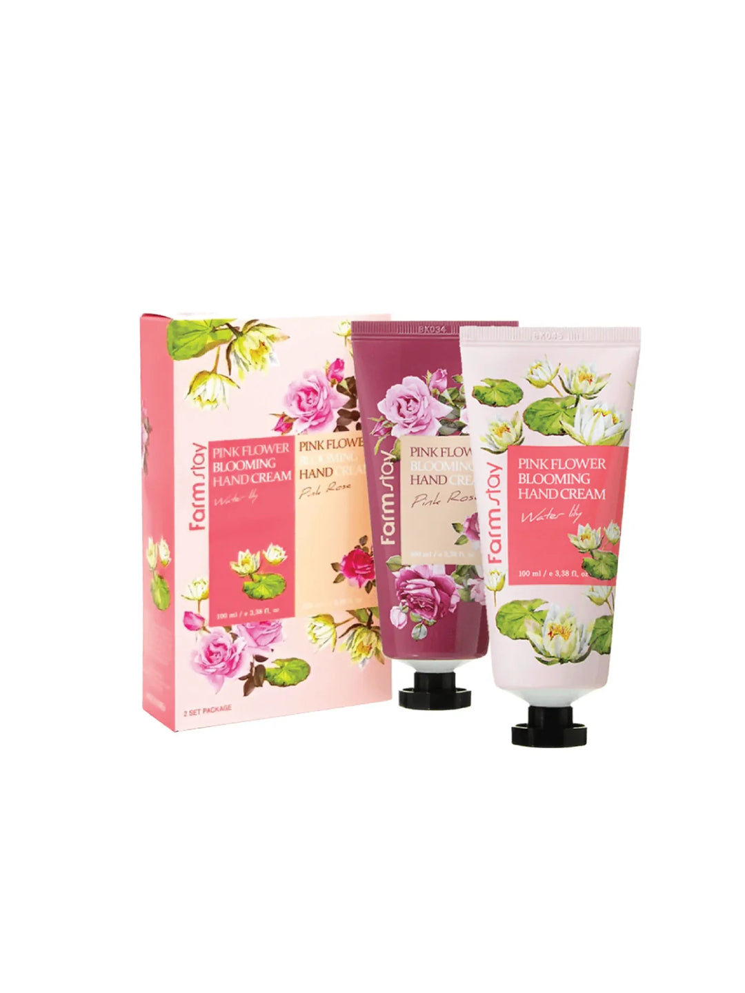 FARMSTAY Pink Flower Blooming Hand Cream Set