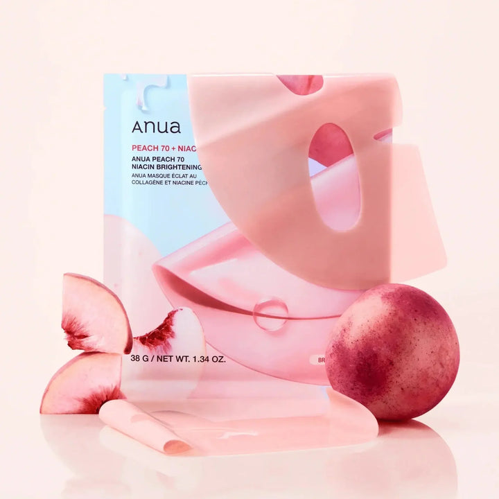ANUA Peach 70 Niacin Hydrating Hydrogel Face Mask (38g) Anua