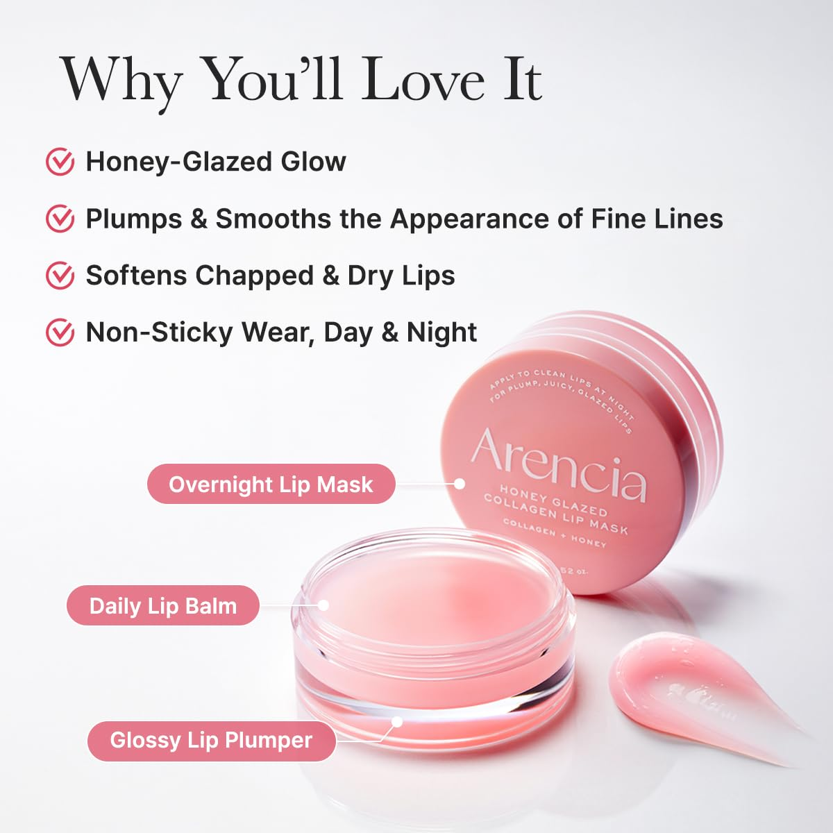 Arencia Honey Glazed Collagen Lip Mask
