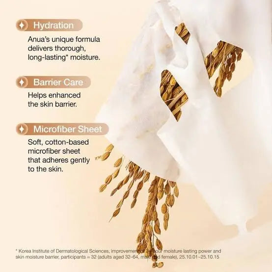 Anua Kpop Demon Hunters Rice Intensive Moisturizing Milk Mask