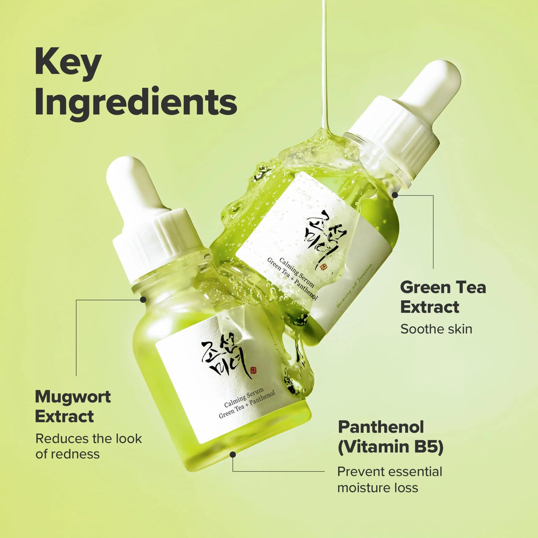 Beauty of Joseon Calming Serum :  Green Tea + Panthenol 30 ml - Seouléa