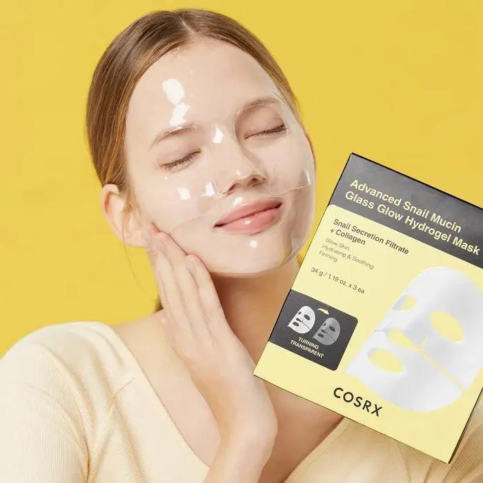 COSRX Advanced Snail Mucin Glass Glow Hydrogel Mask