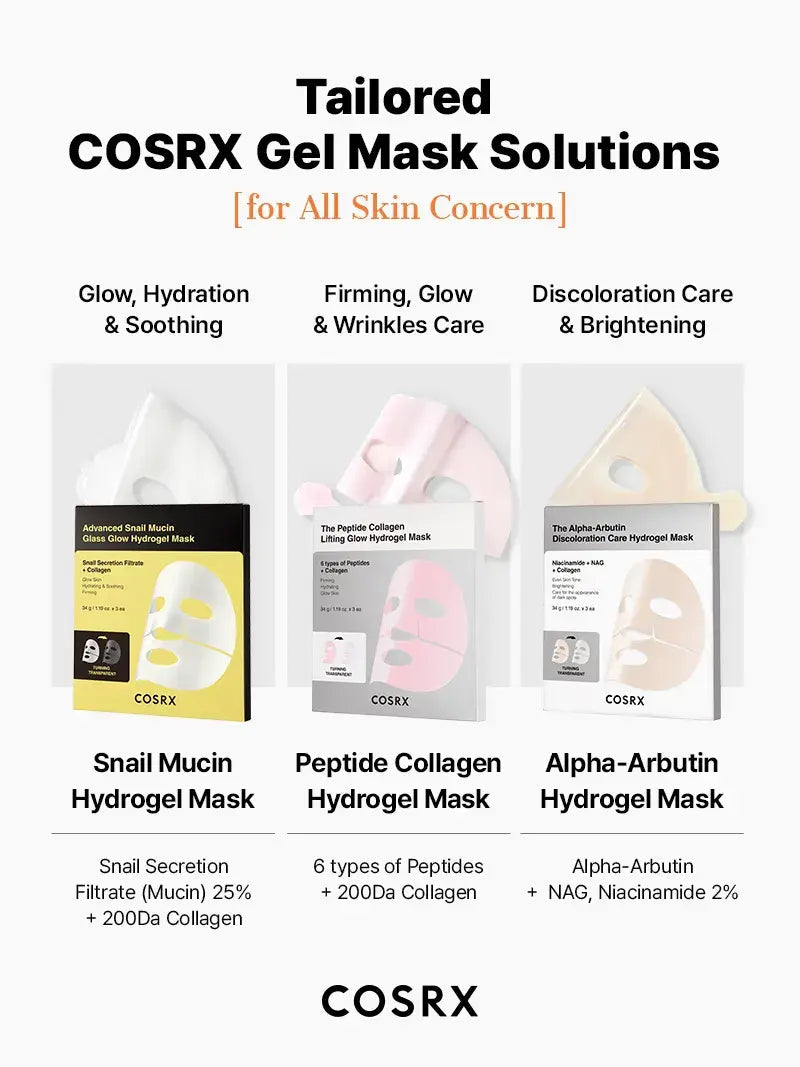 COSRX The Alpha Arbutin Discoloration Care Hydrogel Mask