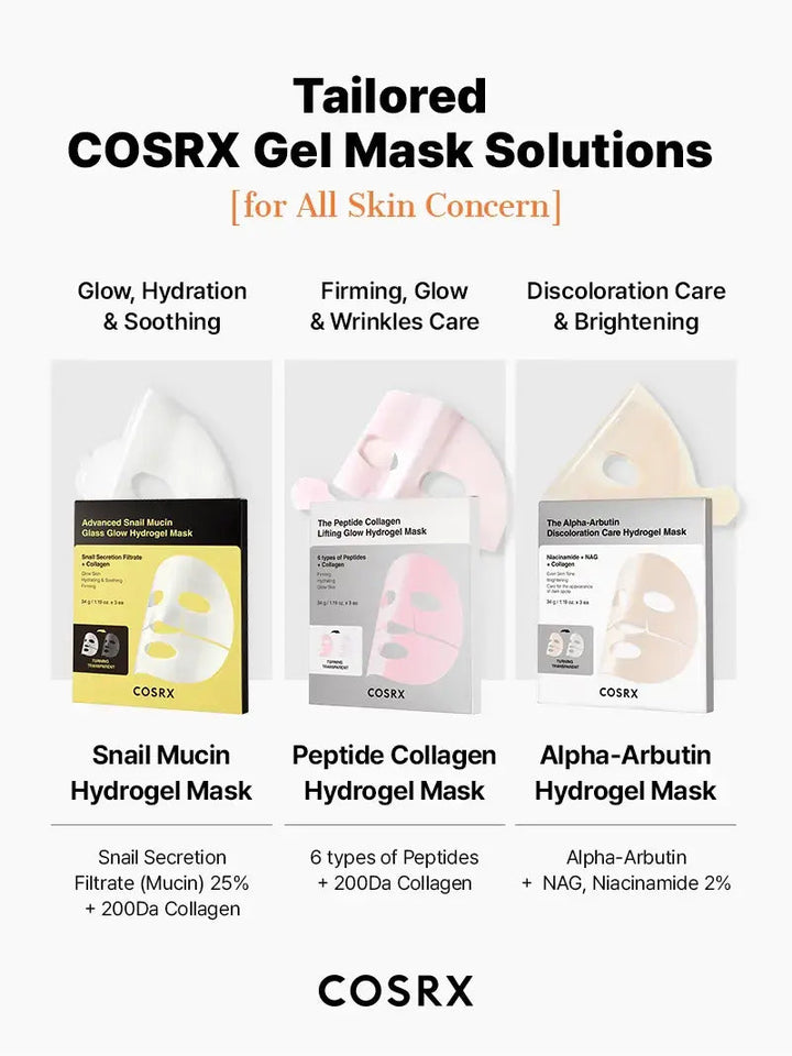 COSRX The Alpha Arbutin Discoloration Care Hydrogel Mask