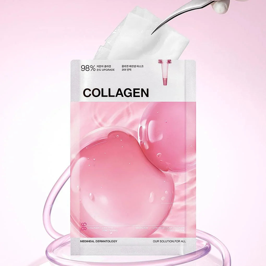 MEDIHEAL Collagen Essential Mask - Core Firming (10 PCs)