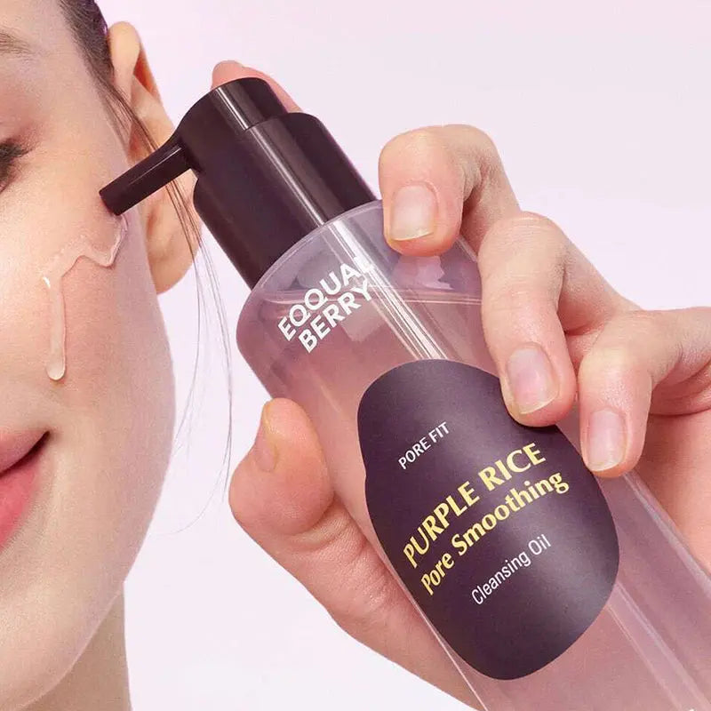 EQQUALBERRY Purple rice cleansing oil 