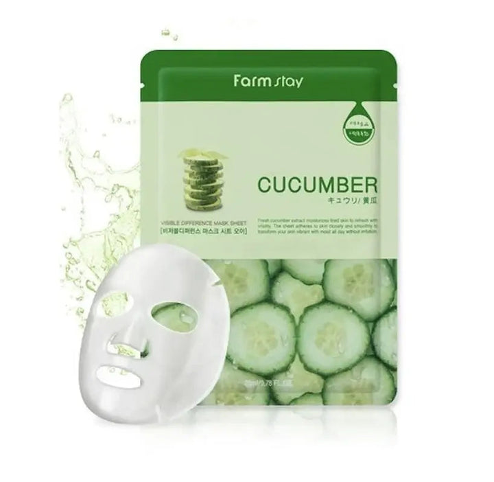Farmstay Visible Difference Mask Sheet Cucumber