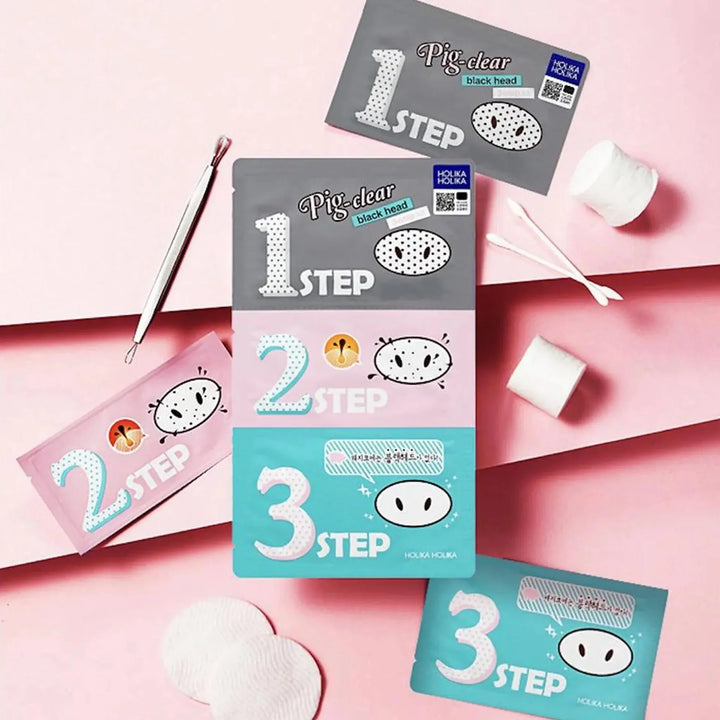 Holika Holika Pig Nose Clear Blackhead 3-Step Kit Holika Holika