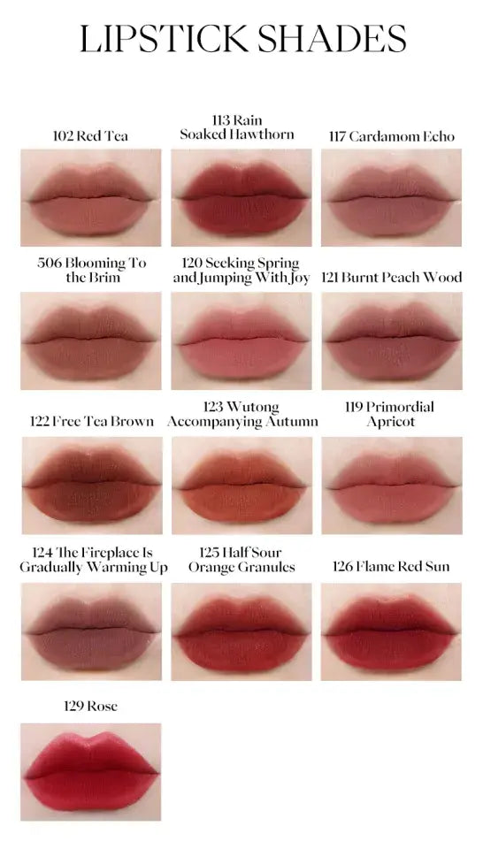JOOCYEE Matte Muddy Rouge JOOCYEE