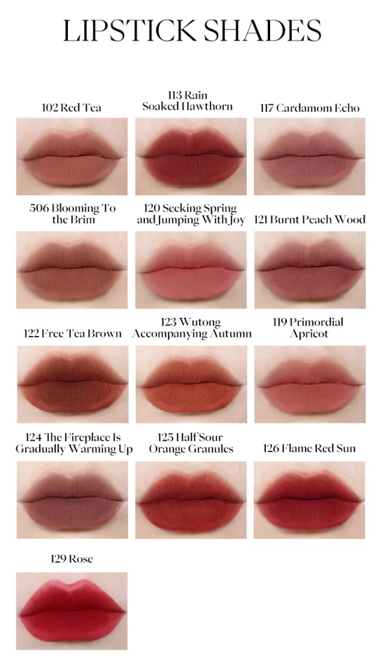 JOOCYEE Matte Muddy Rouge