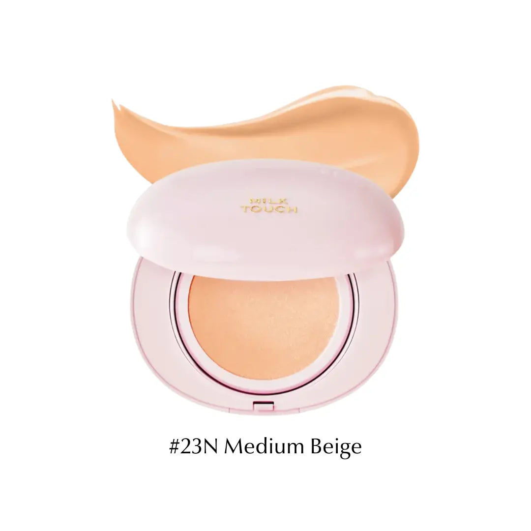 Milk Touch - All-day Skin Fit Milky Glow Cushion #23N Medium Beige - Seouléa