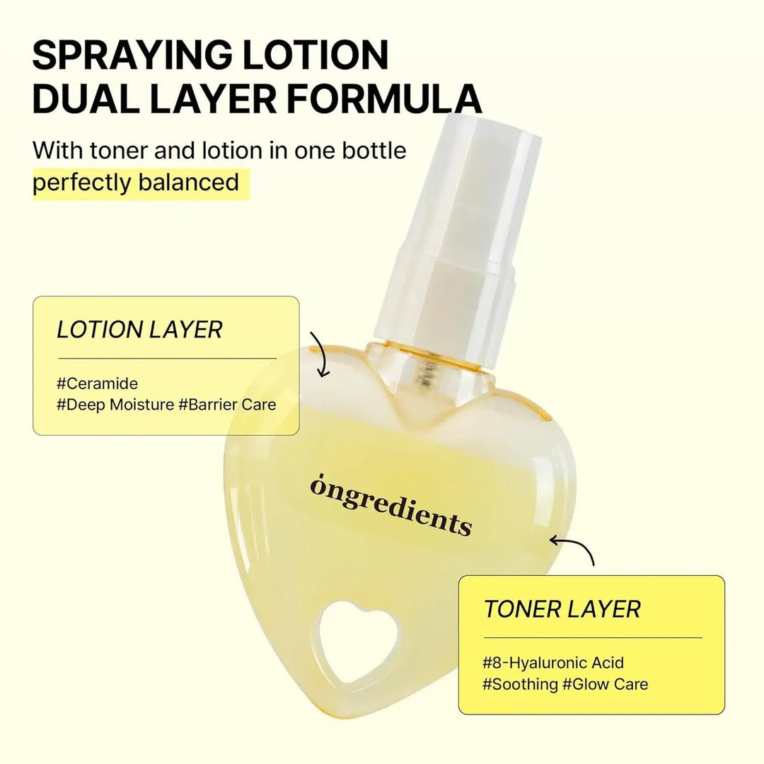 Ongredient Skin Barrier Glow Mist Heart Edition Ongredients