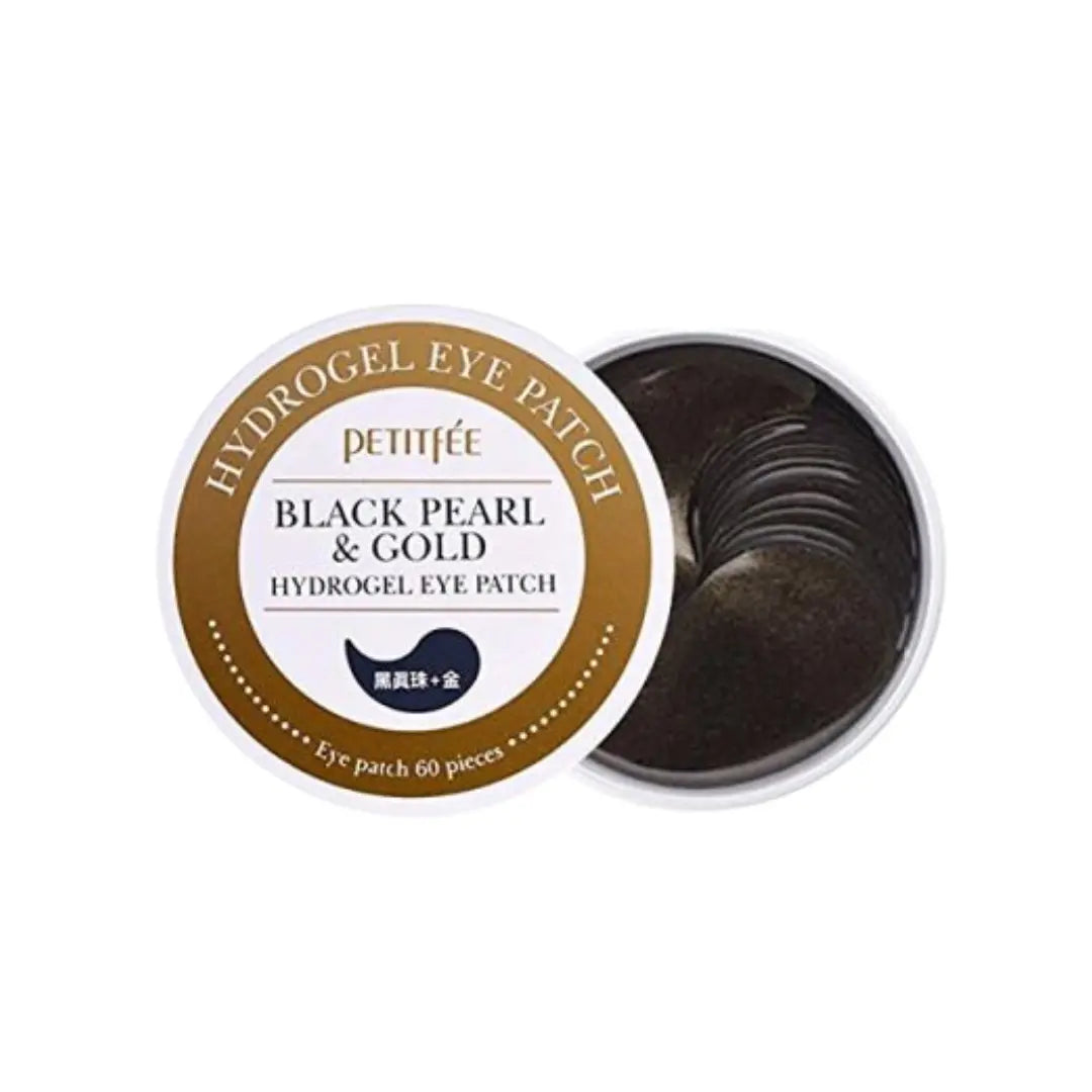 PETITFEE  Black Pearl & Gold Hydrogel Eye Patch - 60pcs Petitfee