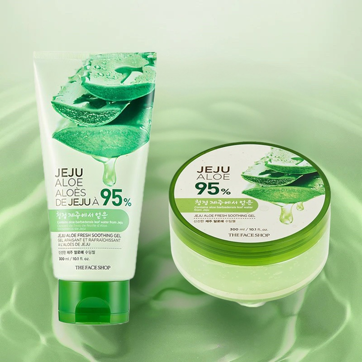 THE FACE SHOP Fresh Jeju Aloe 95% Soothing Gel
