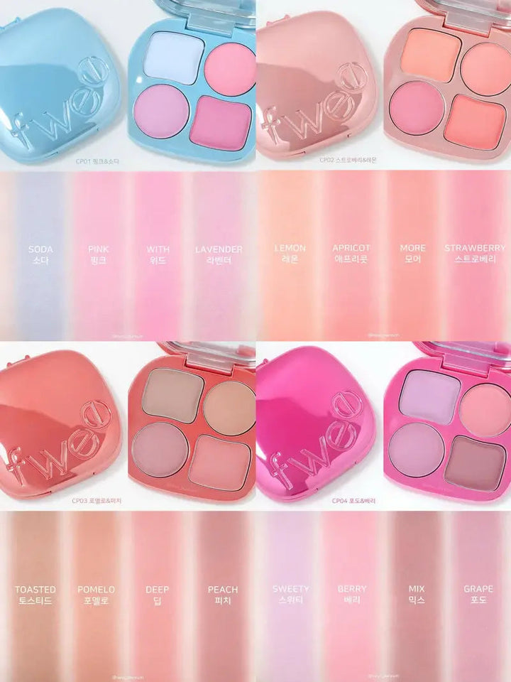 fwee Pocket Cheek Palette - Seouléa