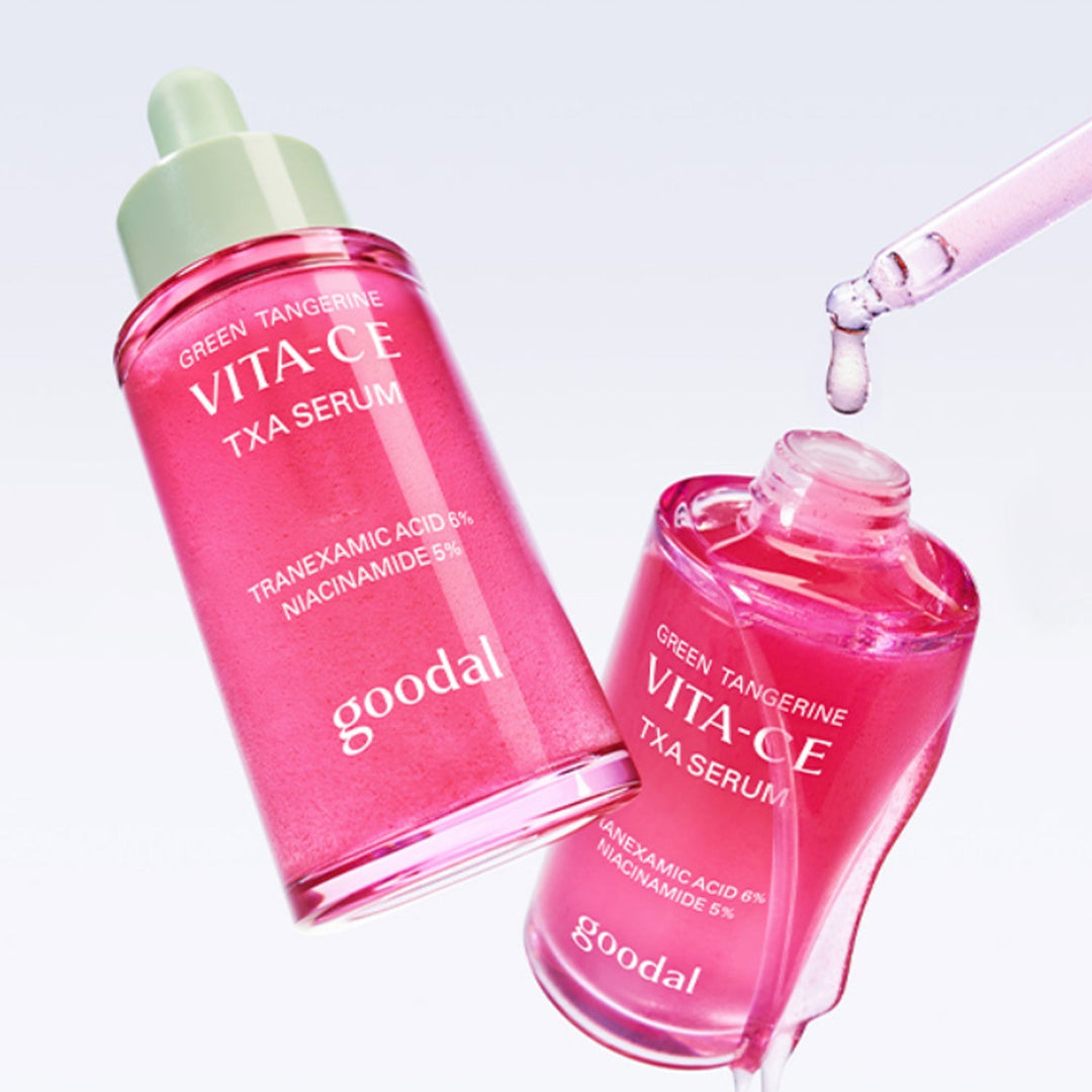 GOODAL Vita C E TXA Serum bottle with dropper