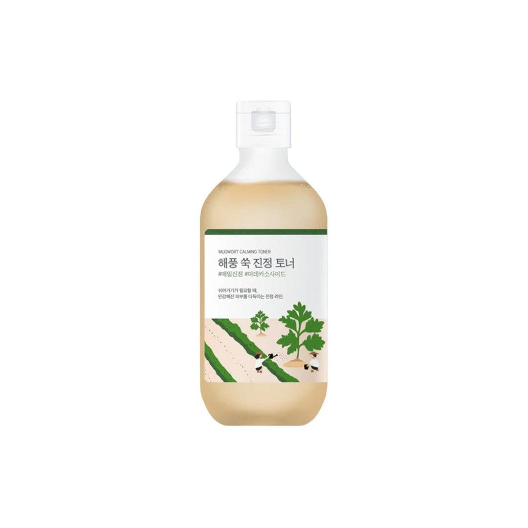 ROUND LAB Mugwort Calming Toner (300ml) – hero product photo on white background