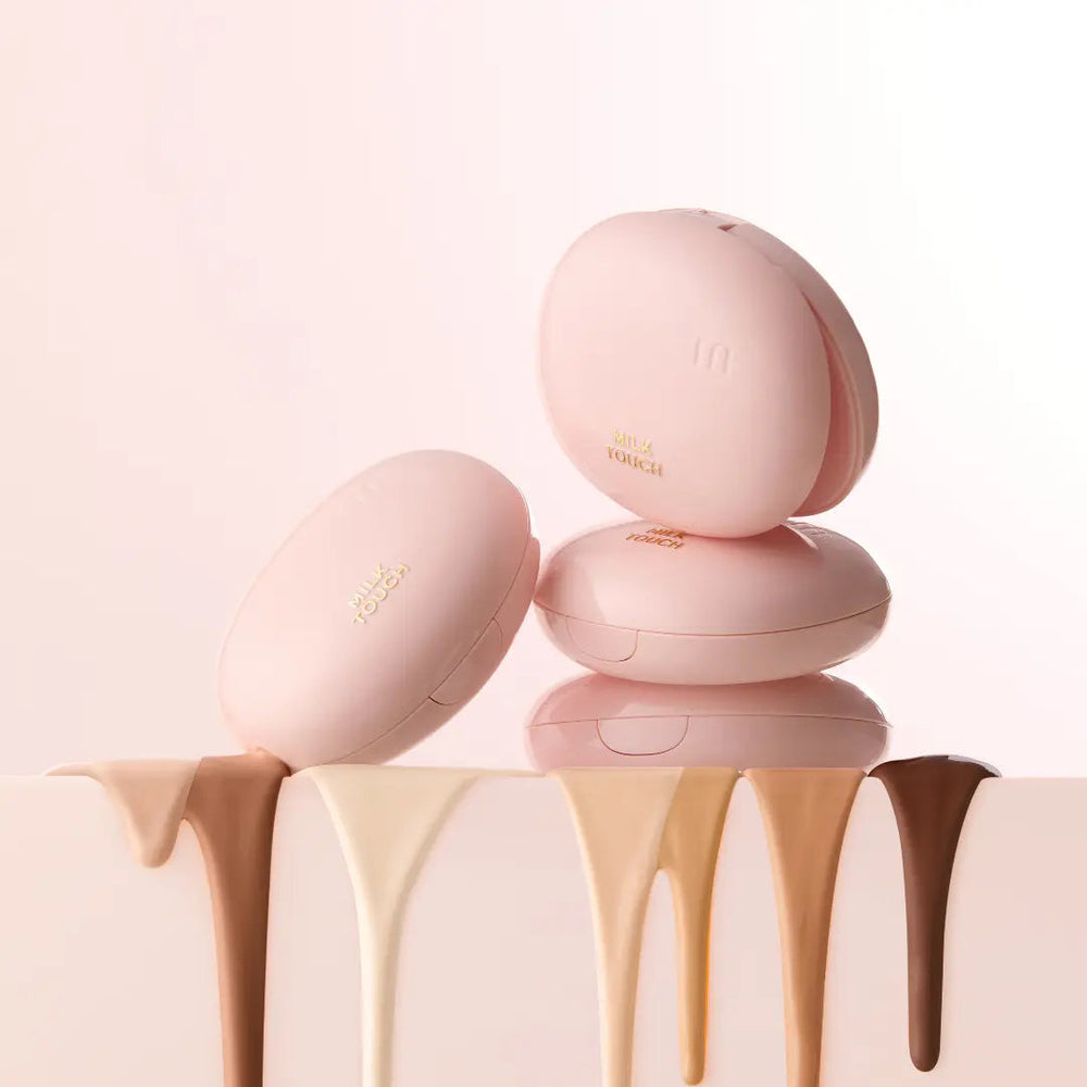 Milk Touch - All-day Skin Fit Milky Glow Cushion #19C Rosy Ivory Seouléa